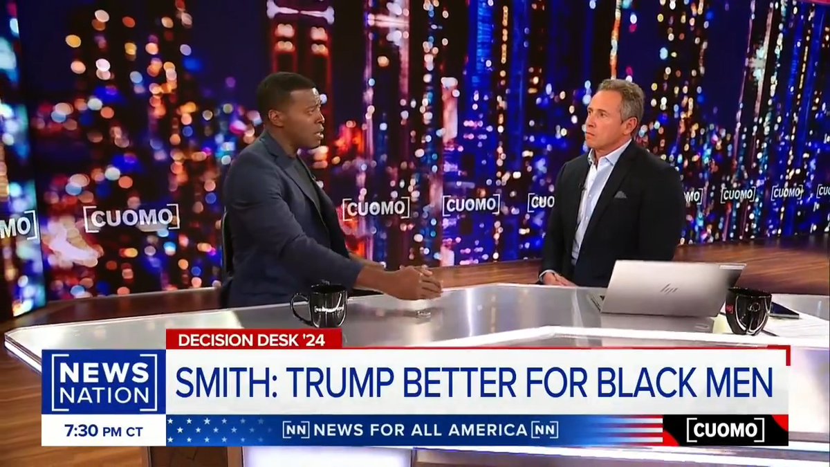If Trump offered Black men free money and legalized weed in exchange for their votes, the Left would ERUPT... So why does Kamala get away with it? As I told Christopher C. Cuomo on NewsNation, Trump offers a path for ALL Americans to succeed.