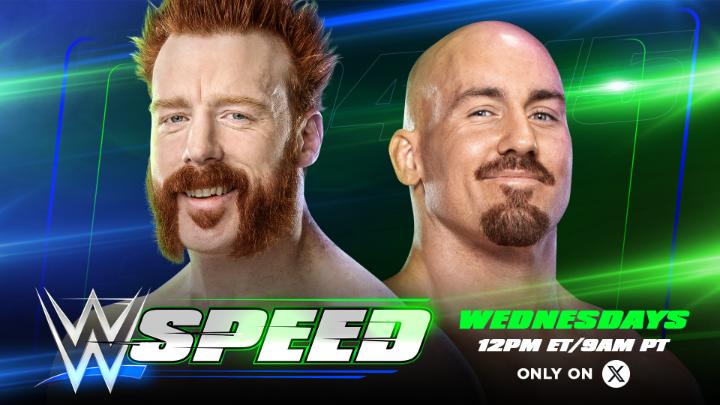 TODAY on #WWESpeed! Sheamus and @VinciWWE go head-to-head to see who will move one step closer to the #WWESpeed Championship. Who will punch their ticket to the No. 1 Contender's Tournament Quarterfinals? 🔥