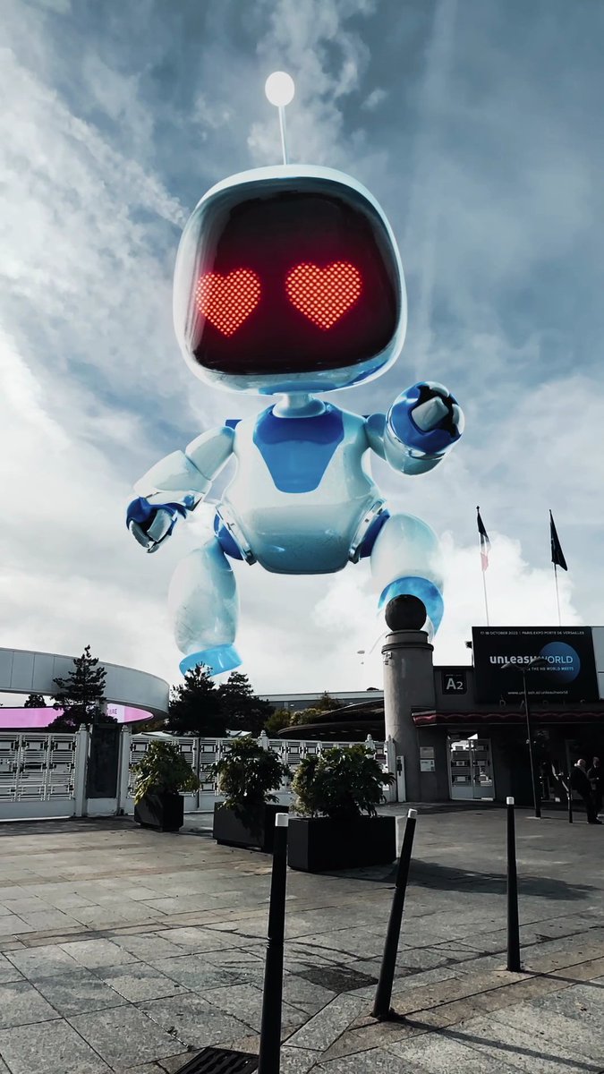 Atterrissage prévu pour ASTRO à la Paris Games Week du 23 au 27 octobre 🤖 Retrouvez-le sur le salon pour une expérience immersive inédite #AstroBotPGW !