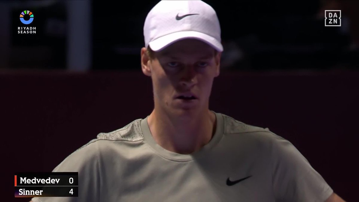 Kicking Off In STYLE! 👑 Jannik Sinner is EVERYWHERE as he takes on Medvedev at the Six Kings Slam 🤩
