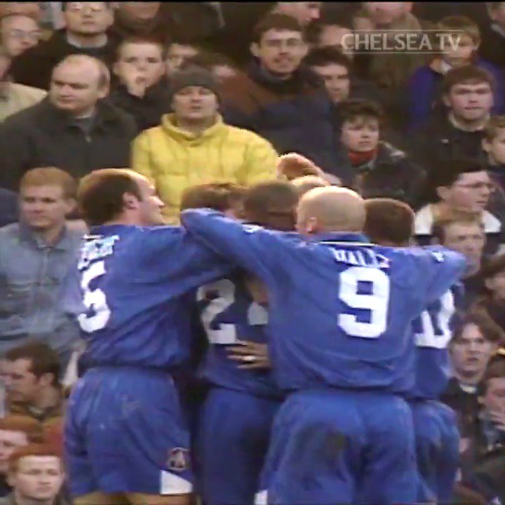 Gianfranco Zola scores his first goal for Chelsea, 1996. The rest is history!