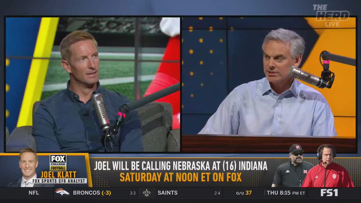 10. Miami 9. 8. 7. Alabama 6. 5. 4. Georgia 3. 2. 1. Texas Joel Klatt reveals his updated CFB Top 10 list