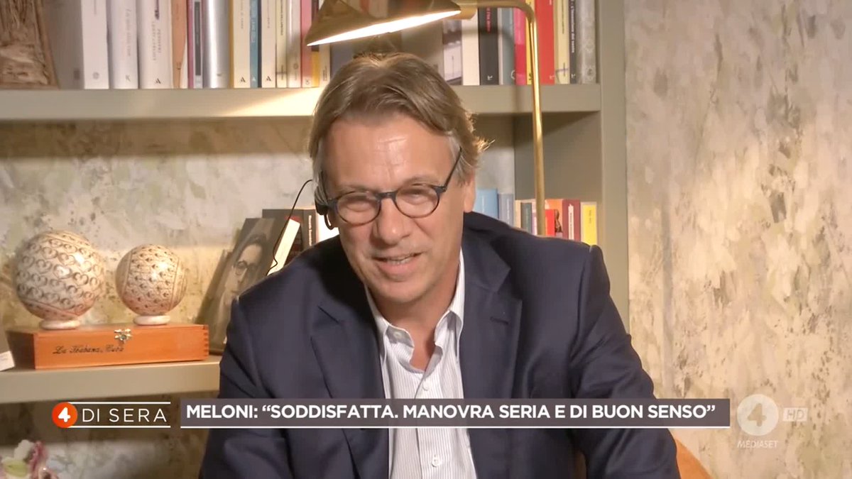 Nicola Porro: "È una gran manovra Socialdemocratica: hanno aiutato le fasce più deboli e hanno penalizzato le fasce più ricche" #4disera