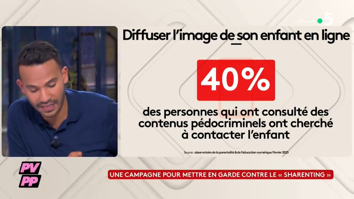 📸 “Les prédateurs sexuels vous disent merci !” : zoom sur la campagne choc de l’association Caméléon destinée aux un Français sur deux qui postent l’image de leur enfant sur les réseaux sociaux. Explications dans le #PVPP de Mohamed Bouhafsi #CàVous