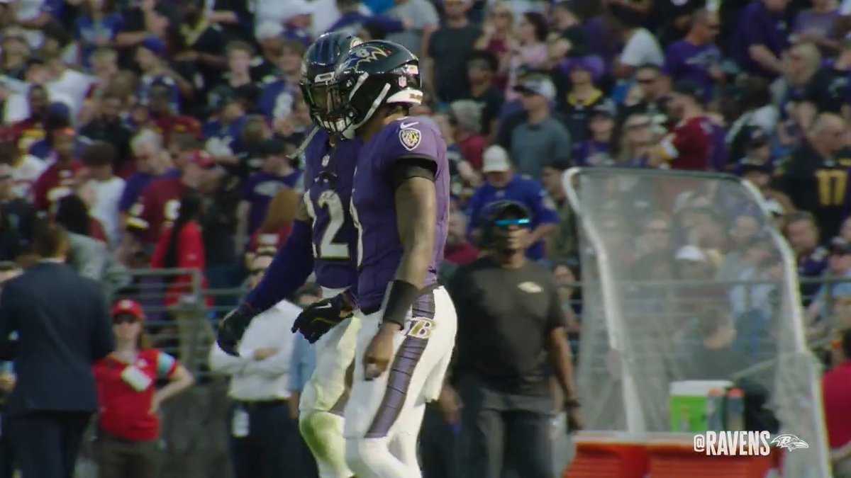 .Derrick Henry Jr  and Lamar Jackson talk through the game-sealing play Watch Wired tonight ➡️