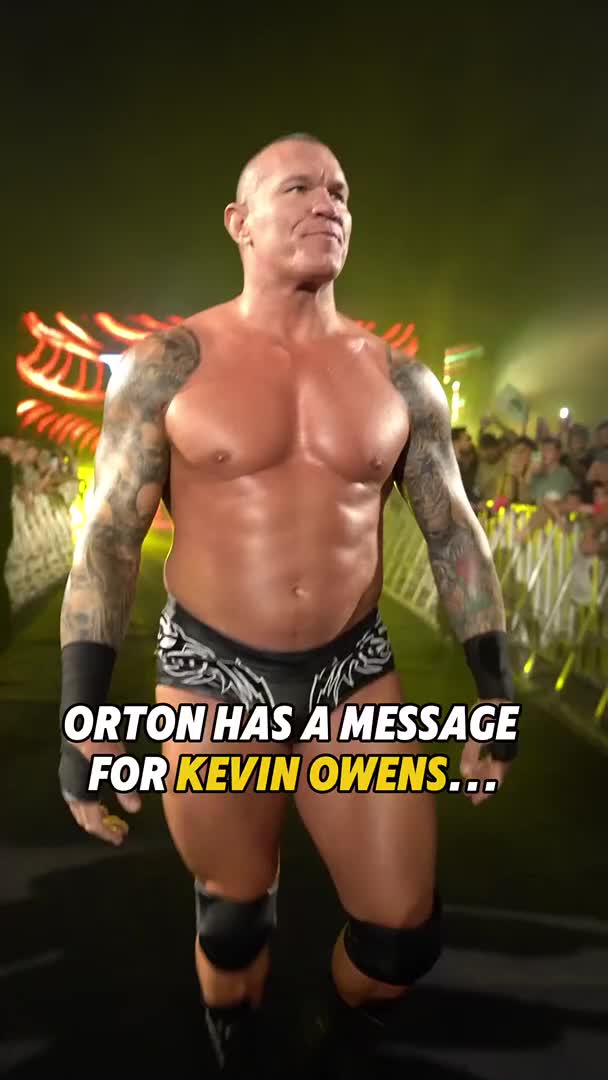 Special message from Randy Orton to Kevin... 👀🐍