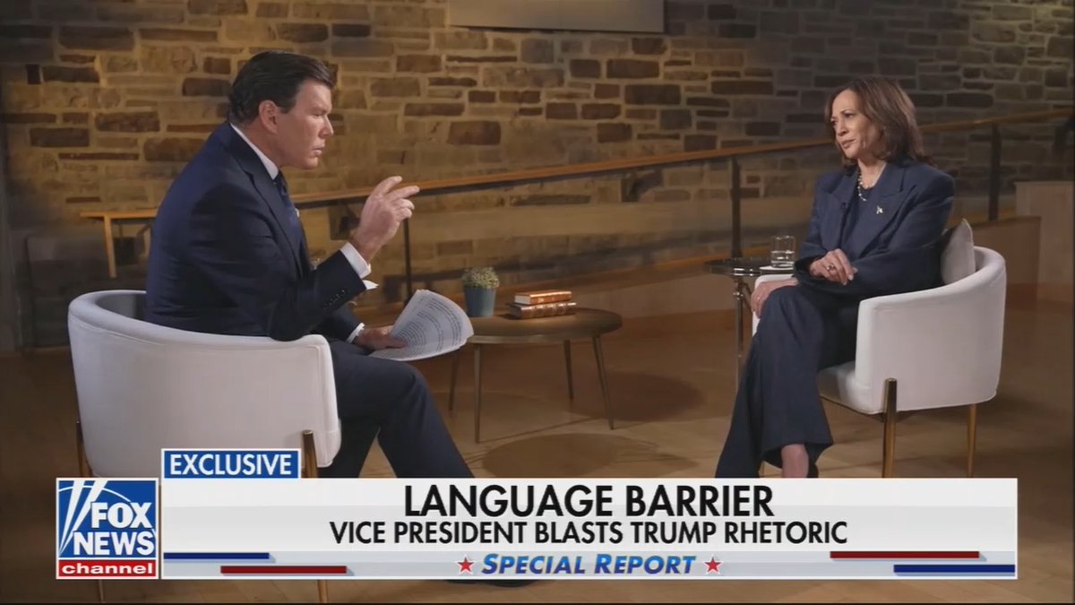 BOOM! Kamala Harris just called out Fox News TO THEIR FACE for trying to downplay Trump’s insanity. This is such an amazing moment and worth a watch!