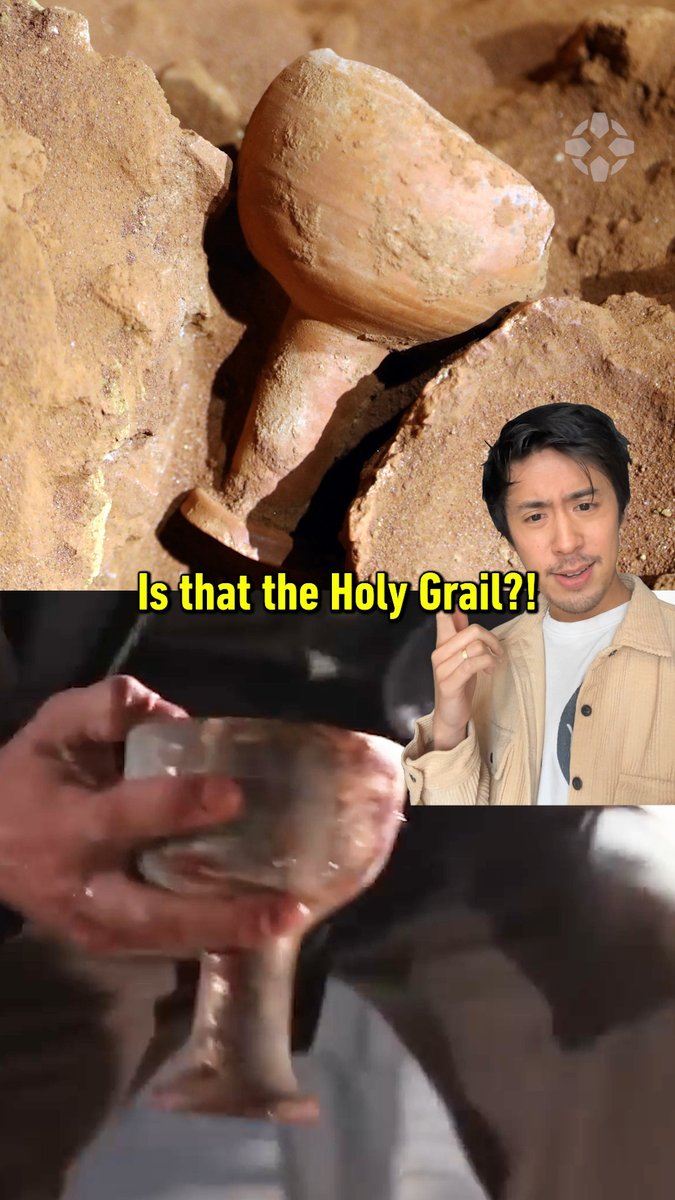 A cup that looks an awful lot like the Holy Grail from Indiana Jones and the Last Crusade has been found at the same location from the movie. (it's not really the Holy Grail...or is it?)