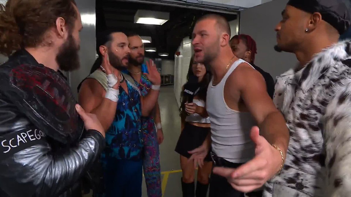 How can The 'Elite' just stand back and let this happen?! Watch #AEWDynamite LIVE on TBS! Matthew & Nicholas Jackson | Jack Perry | Kazuchika Okada | @GarciaWrestling | Private Party | Private Party
