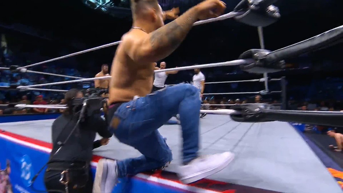 “Make no mistake about it…if you are involved in any way shape or form, with All Elite Wrestling, you are under attack — This is just the cost of doing business.” — Jon Moxley #AEWDynamite