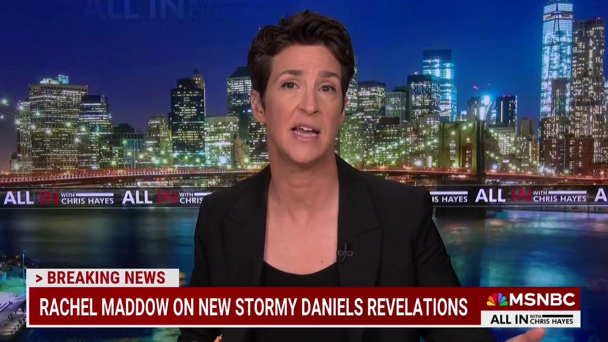 WATCH: @Maddow's new reporting on All In with Chris Hayes that Trump is trying to get another hush money deal with Stormy Daniels ahead of the upcoming election.