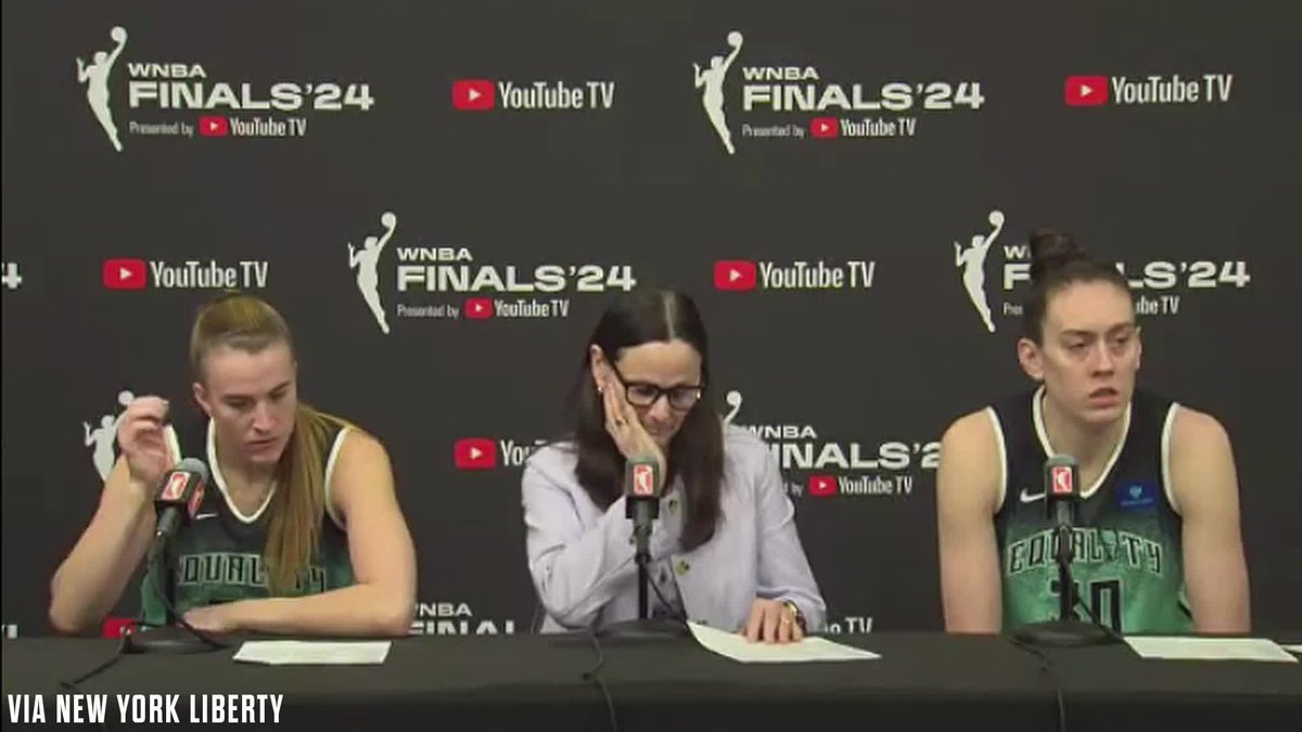 "That was just a great All-WNBA Second Team performance. That's it." Sabrina Ionescu mic drop 🎤