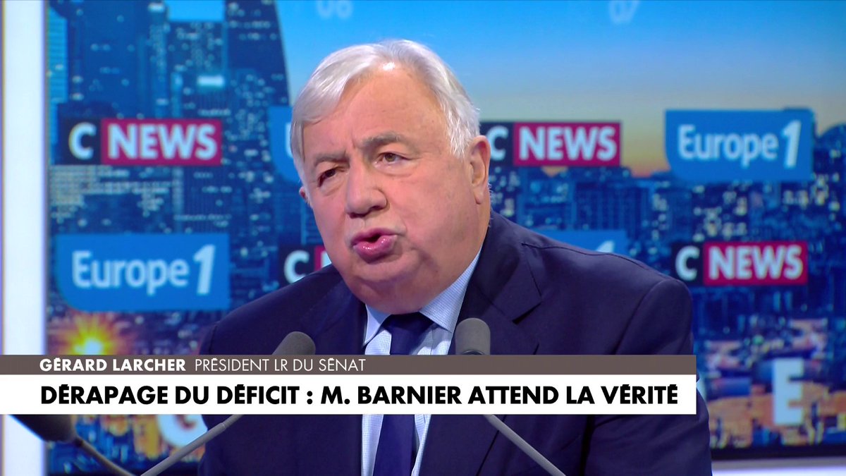Gérard Larcher sur le dérapage budgétaire de la France : «Je crains qu'on ne nous ait pas tout dit», dans #LaGrandeInterview