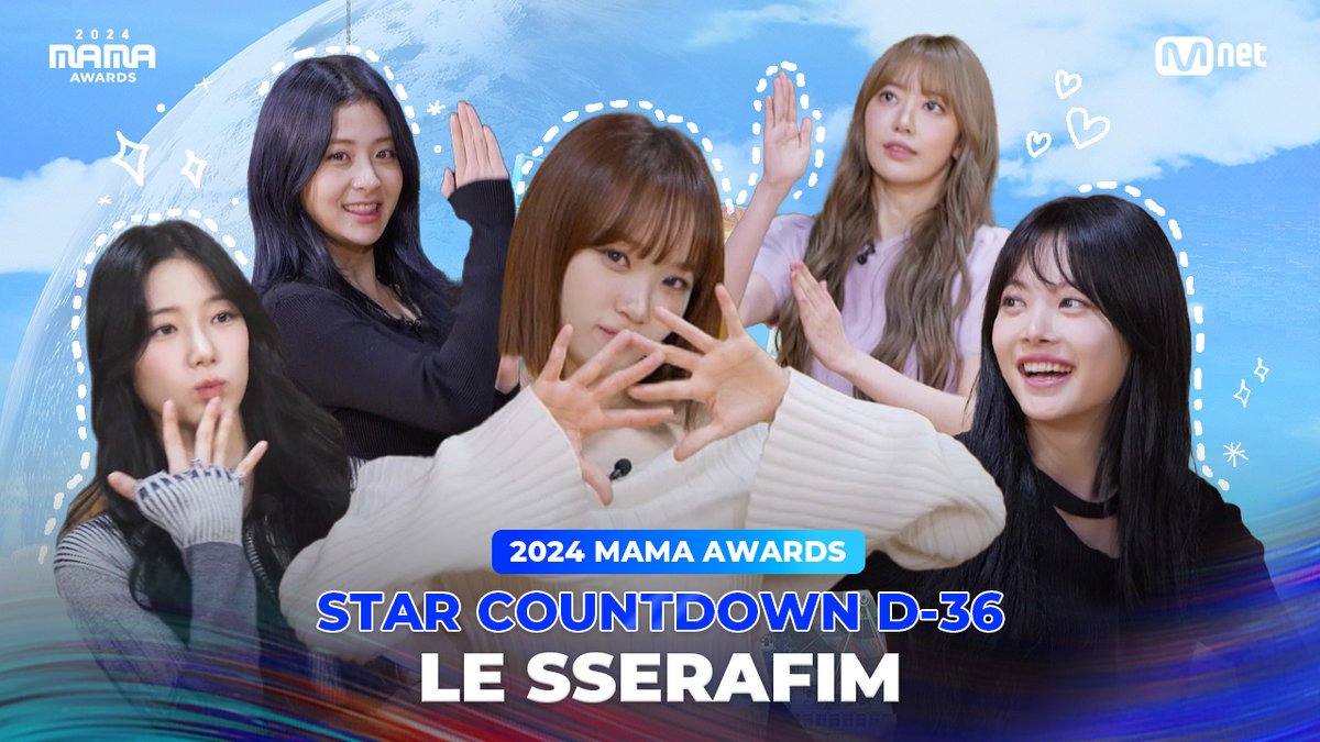 [#2024MAMA] STAR COUNTDOWN D-36 by #lesserafim 🔗 BIG BLUR : What is Real? 2024 MAMA AWARDS 2024.11.21 7PM (PST) Dolby Theatre, US 2024.11.22 6PM &amp; 11.23 3PM (KST) KYOCERA DOME OSAKA, JAPAN #MAMAAWARDS #2024MAMAAWARDS