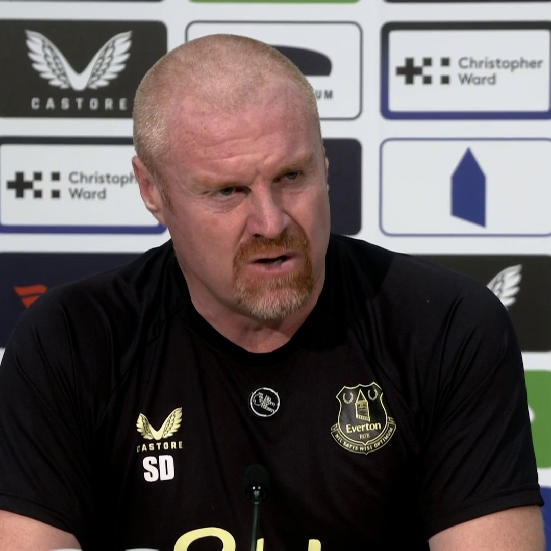 "I think it's a reality of the modern game." Everton's Sean Dyche says we need to 'forget' about nationalities, following Thomas Tuchel's England appointment 🤝