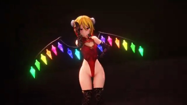 ダンス動画のリハビリがてらチャイナ服風レオタードなフランちゃんにドーナツホールを踊ってもらった
