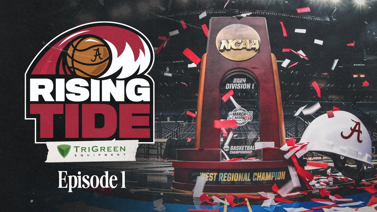 New year. Same vision. Season 2 of Rising Tide presented by TriGreen Equipment starts now! #RollTide | Alabama Men’s Basketball