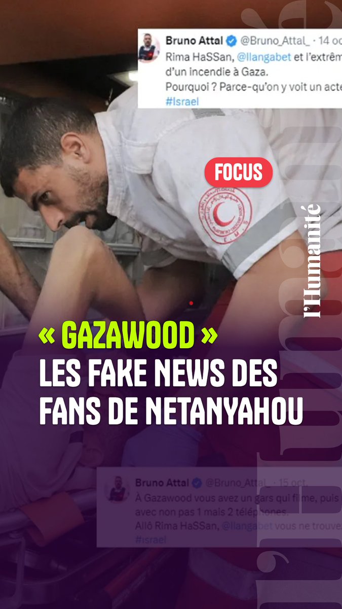 Merci à l’Humanité d’alerter sur les innombrables fake news des soutiens inconditionnels à Netanyahu.