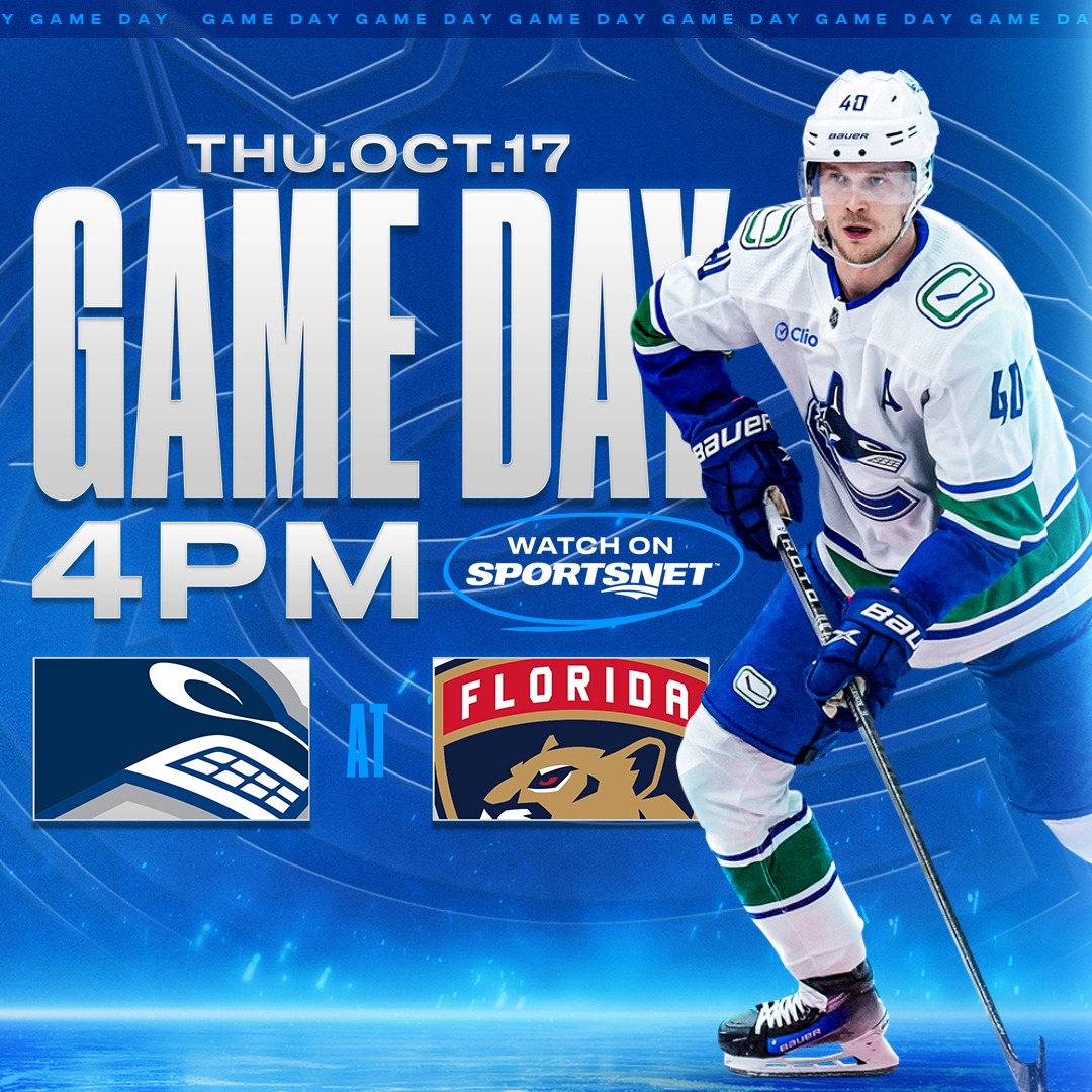 Face-off in Florida❗️ 🆚 Florida Panthers ⏰ 4:00 PM PT 📍 Sunrise, FL 📺 Sportsnet 📻 Sportsnet 650 GAME NOTES |