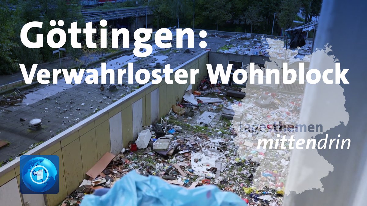 So etwas gibt es wohl in vielen Städten: Wohnblocks, um die sich keiner mehr richtig kümmert. Wir haben uns #mittendrin in Göttingen in einem solchen umgesehen und mit Menschen gesprochen, die darin wohnen müssen. @NDRpresse (red)