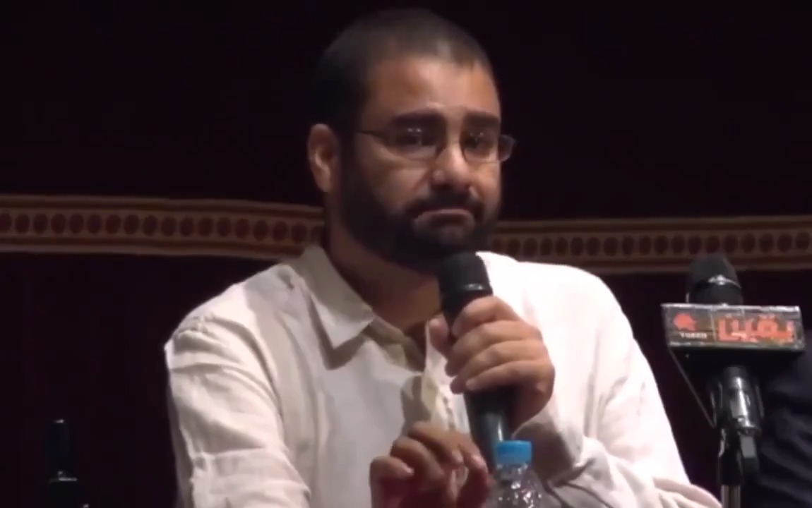 "المطلوب مننا فقط إننا نصرّ إننا ننتصر للحق، مش مطلوب مننا إننا ننتصر في انتصارنا للحق، مش مطلوب نبقى أقويا في انتصارنا للحق، مش مطلوب مننا نبقى جاهزين في انتصارنا للحق، ولا عندنا خطة كويسة ولا عندنا تنظيم كويس. مطلوب مننا فقط إننا نتمسك بالانتصار للحق". - علاء عبدالفتاح