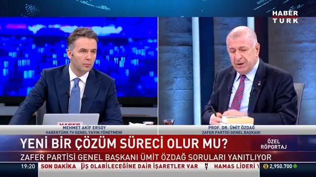 Yeni anayasaya destek verecek mi? Yeni bir çözüm süreci olur mu? Zafer Partisi Genel Başkanı Prof. Dr. Ümit Özdağ #ÖzelRöportaj'da anlattı.