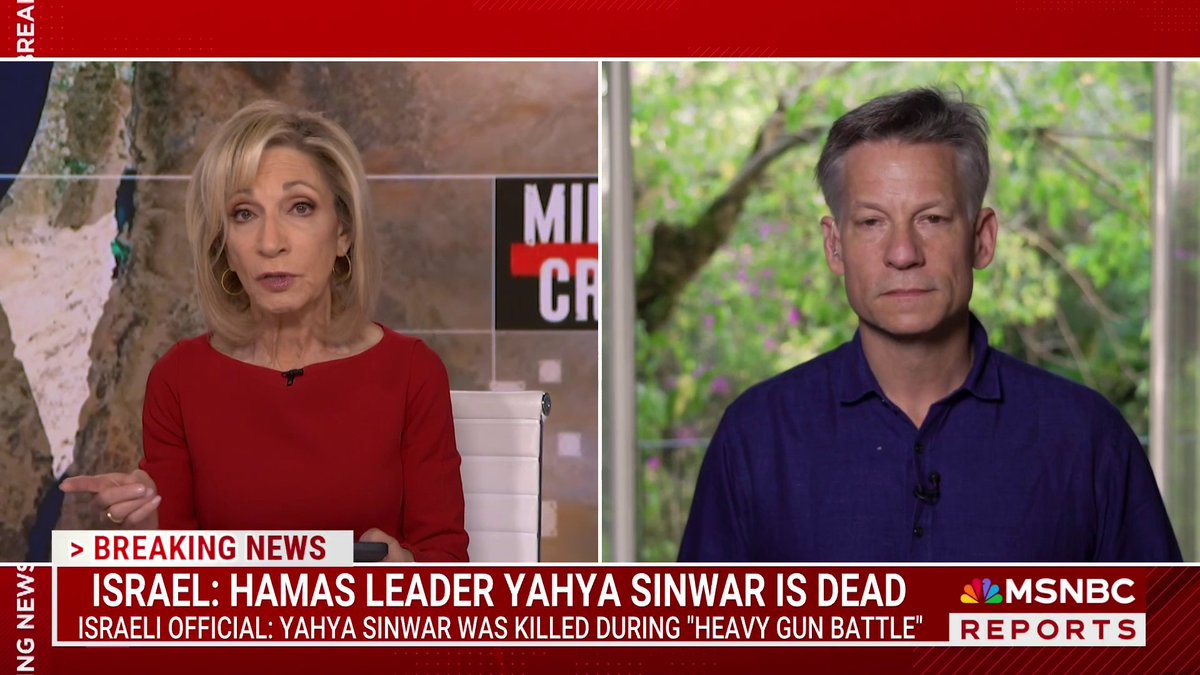 BREAKING: Israel's Foreign Minister says Hamas leader and October 7th terror attack mastermind Yahya Sinwar is dead Richard Engel reports