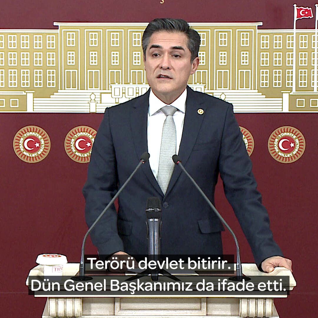 Grup Başkanvekilimiz Buğra Kavuncu Buğra Kavuncu: Terörü devlet bitirir. Terörü bitirmesi için herhangi bir kişiye hele de bir terörist başına çağrı yapılmaz!