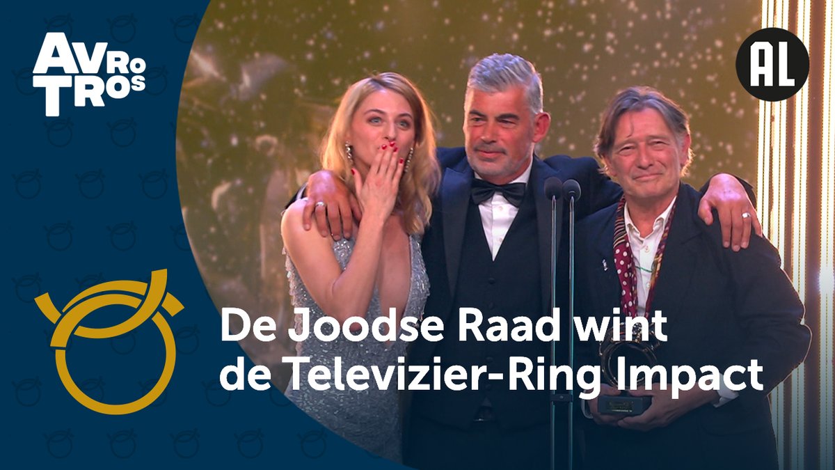 De Joodse Raad wint de Televizier-Ring Impact! Deze aangrijpende serie heeft een diepe indruk gemaakt op de kijker. #TelevizierRing #DeJoodseRaad @eonl