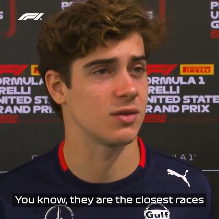 Franco's very excited about the next three races 🤩 #F1 #USGP