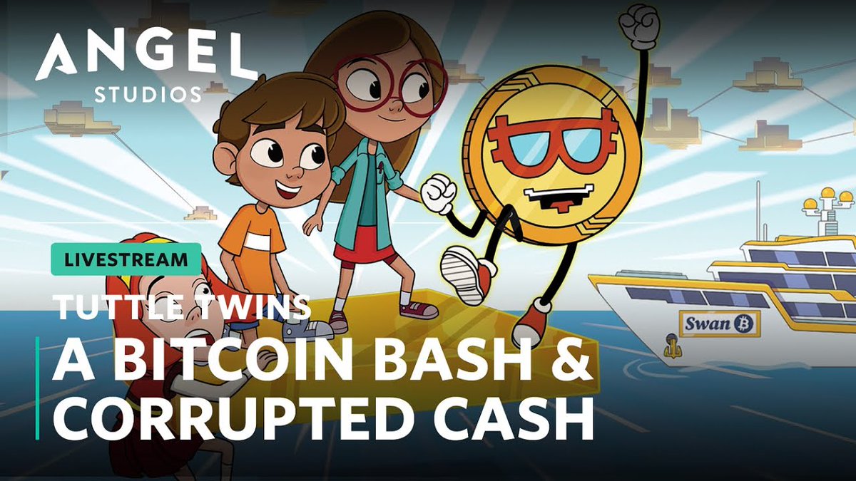 WORLD PREMIERE: ✨ A Bitcoin Bash & Corrupted Cash ✨ Watch the new Tuttle Twins TV Bitcoin episode NOW! Featuring Max Keiser, Stacy Herbert 🇸🇻🚀, , BTC Sessions 😎, Natalie Brunell ⚡️, Saifedean Ammous, and Peter McCormack 🏴☠️🇬🇧🇮🇪!
