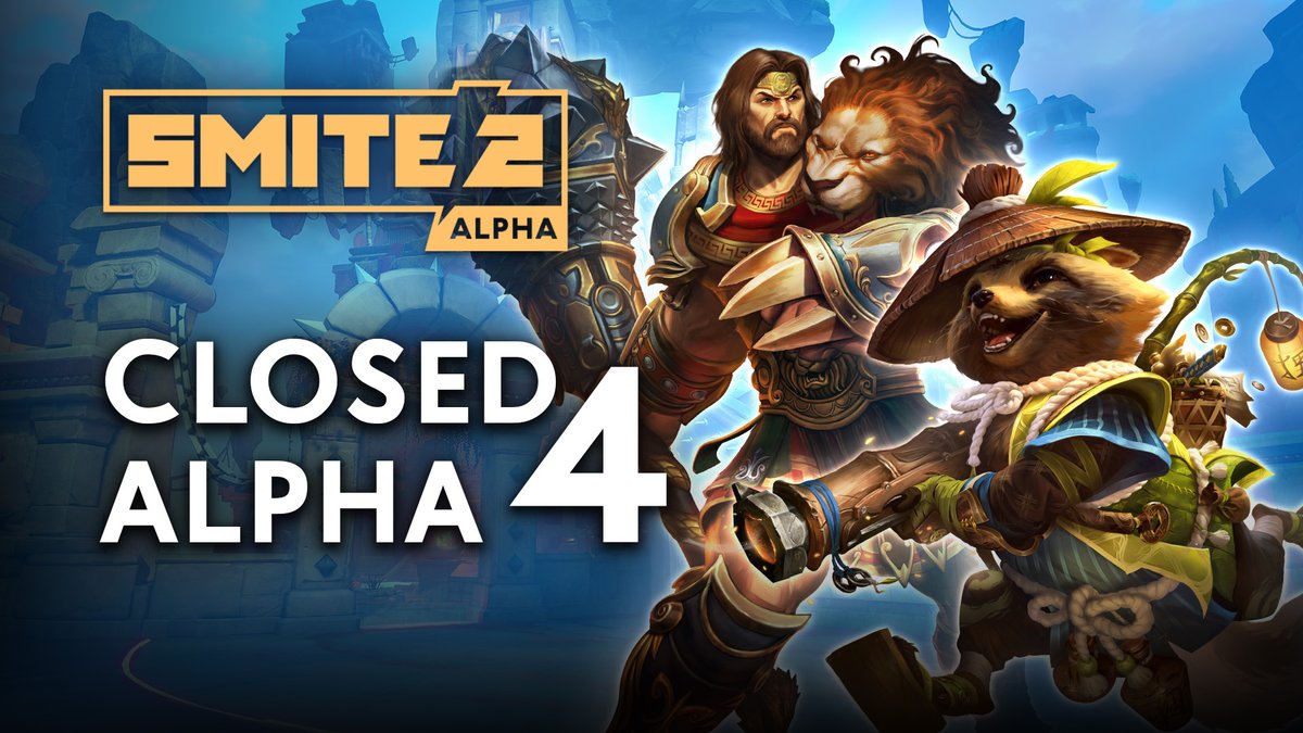 The Closed Alpha 4 Update is LIVE in SMITE 2! Hop on the Battleground and check out all the changes. ⚡
