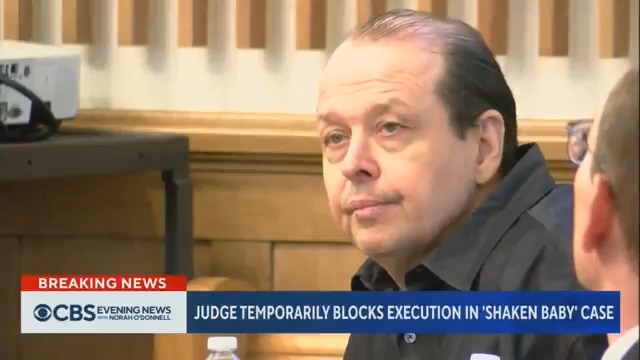 BREAKING: A Texas judge has issued a temporary restraining order to halt the execution of Robert Roberson, just 90 minutes before it was scheduled. Roberson would have been the first person executed in the U.S. for a murder conviction related to "shaken baby syndrome."