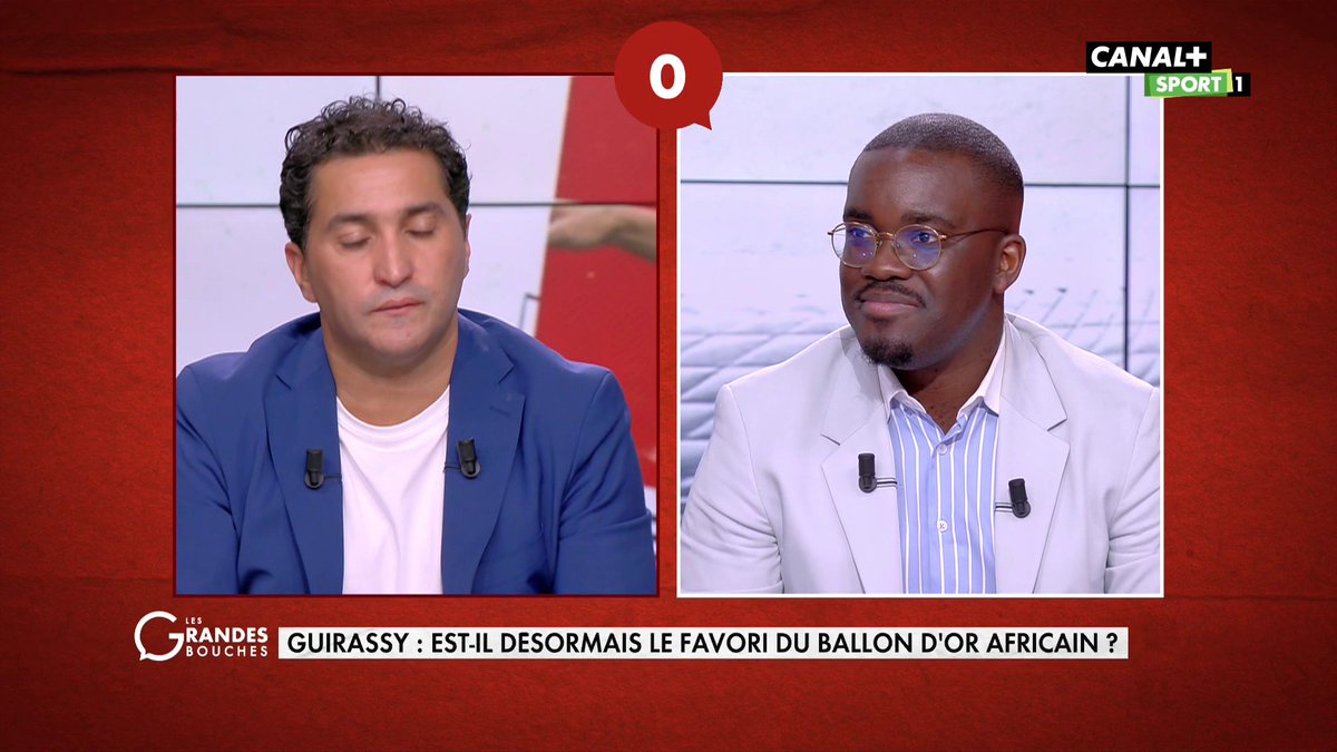 #LGB 🔴 : Guirassy 🇬🇳 est-il désormais le favori du Ballon d’Or africain ? 👍🏾 ou 👎🏾 🗣️ Nabil Djellit et Elton Mokolo s’affrontent sur la question dans la séquence ‘Bouche à Bouche’ ! 🎙️ Qui vous a le plus convaincu ?