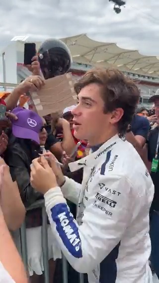 Franco's fans are out in FORCE in Austin! 🇦🇷 #F1 #USGP