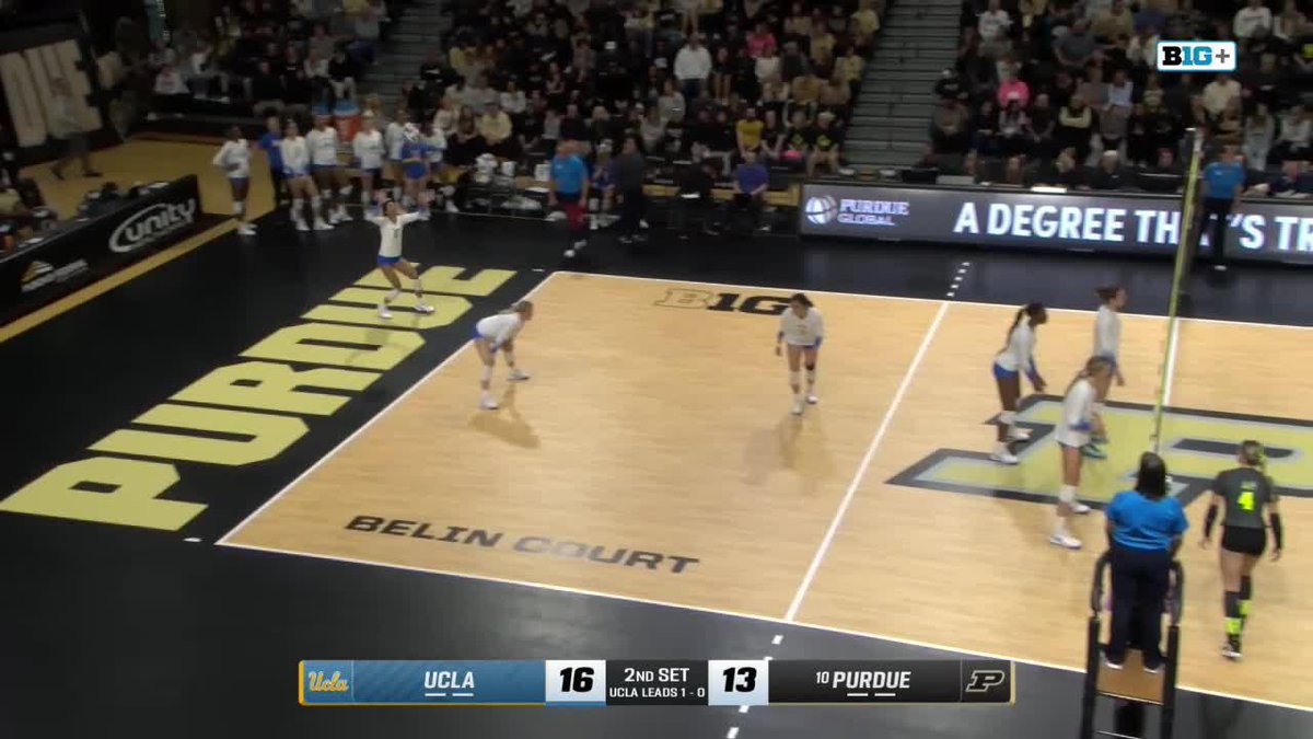 What. a. PLAY 🤯 #NCAAWVB #SCTop10 x 🎥 B1G+ / Purdue Volleyball