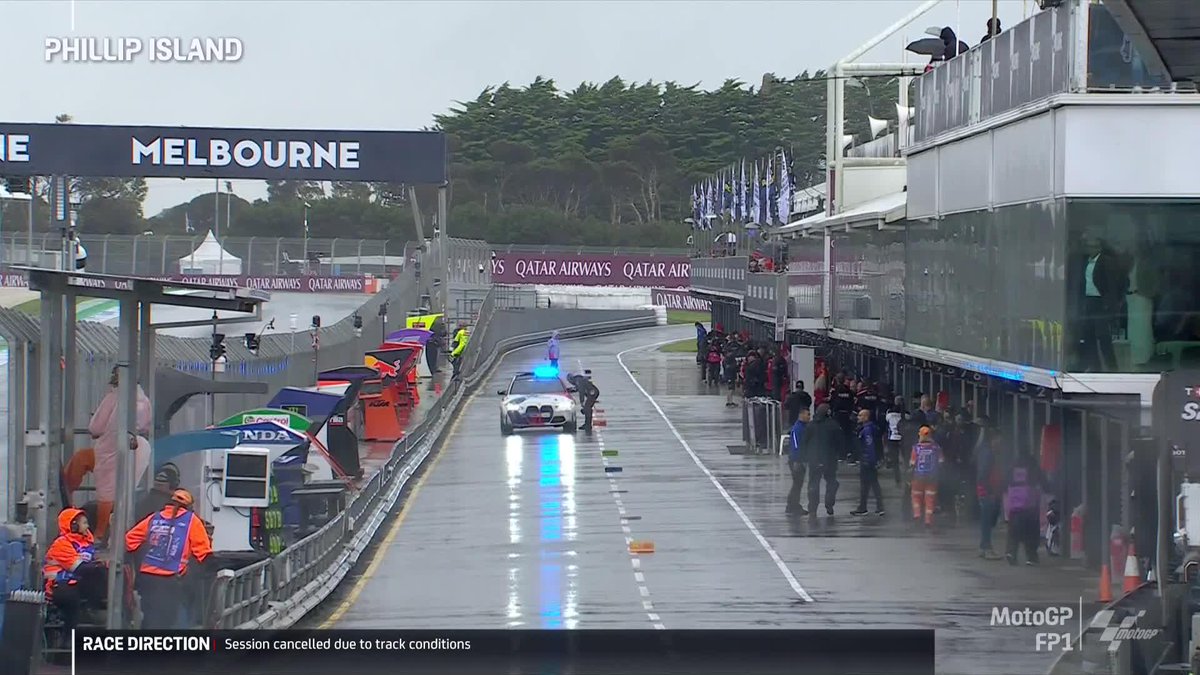 ❌ Session cancelled ❌ The rain just keeps on pouring here for now! #AustralianGP 🇦🇺