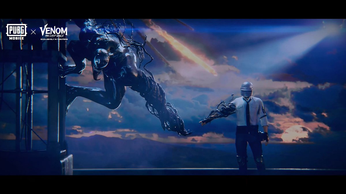 For the first time in PUBG MOBILE, embrace the power of the symbiote and form the ultimate duo! Jump into the adventure today! And watch Venom: The Last Dance, exclusively in movie theaters! #PUBGMOBILE #PUBGMxVenom #Venom #VenomTheLastDance #TheUltimateDuo
