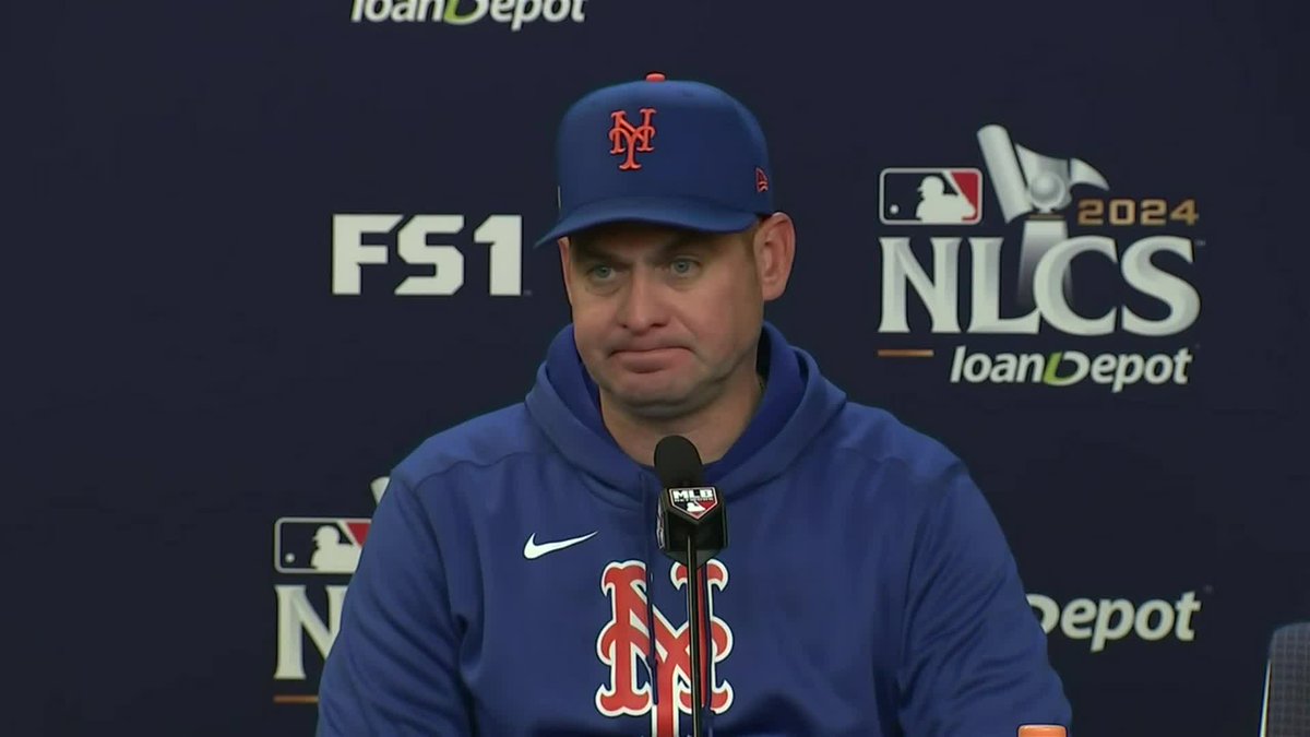 "We ask a lot of these guys, and we're facing a good team... we haven't executed and we haven't gotten length from them." Carlos Mendoza was asked if he senses the Mets starting pitchers are hitting a wall: