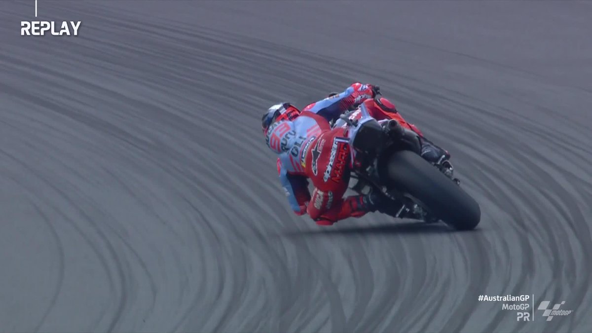 Pushing on through Stoner's! Marc Márquez 🔥 #AustralianGP 🇦🇺