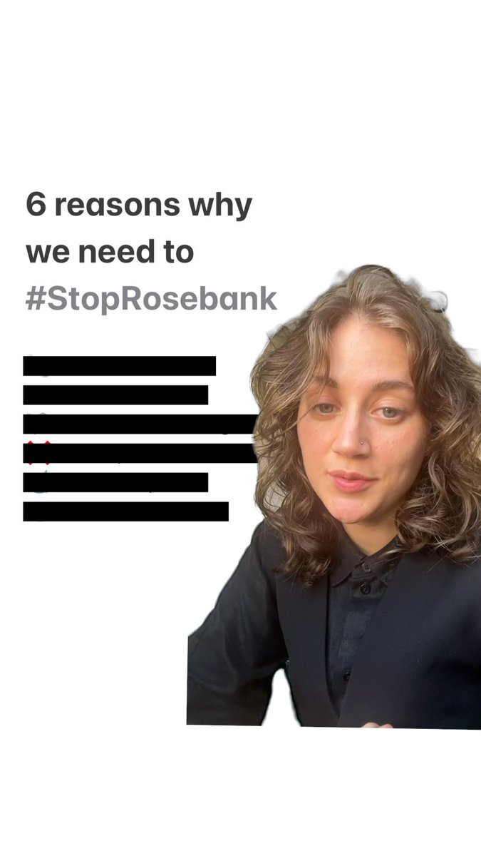 6 reasons why we need to #StopRosebank 👇