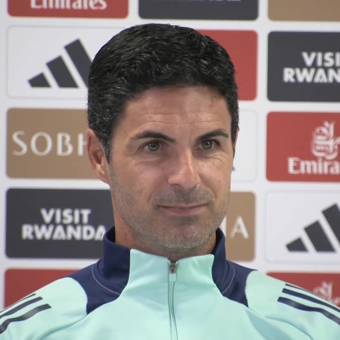 "They had a smile on their faces, that's a good sign" 😁 Mikel Arteta says Arsenal's English players will learn a lot from Thomas Tuchel 🏴