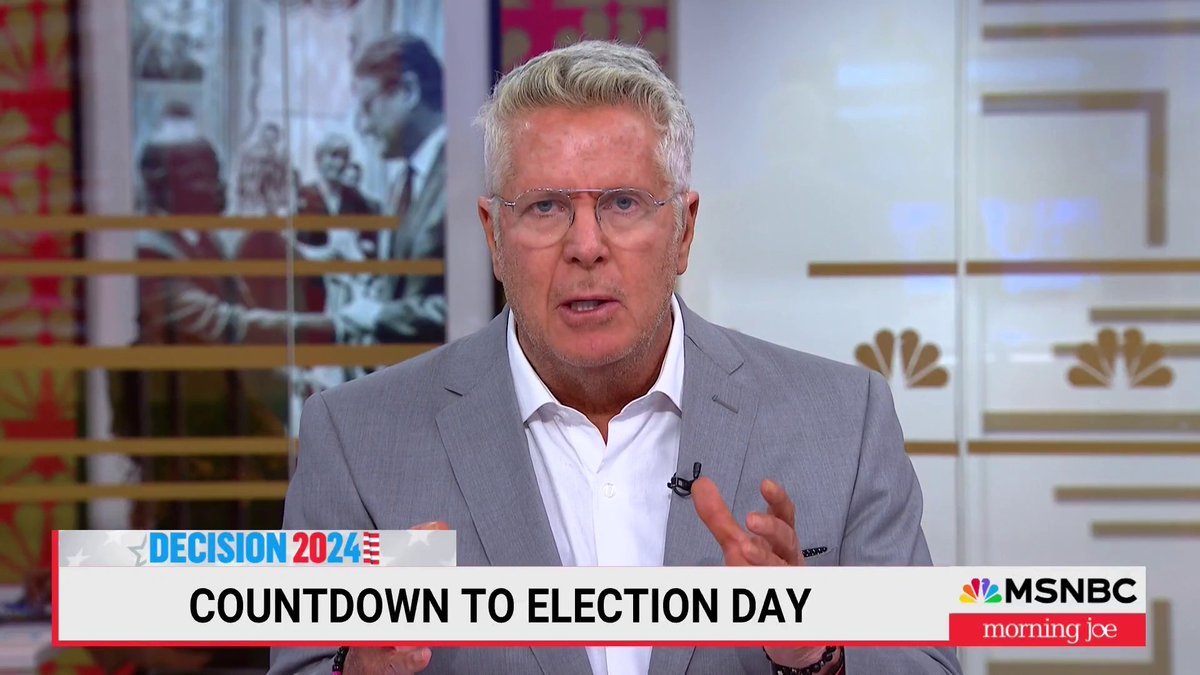 .Donny Deutsch questions Trump voters: "Do they not understand that our freedom is on the line? Do they not get that or do they just not care? Do they take freedom for granted at this point? — This is America, and yet people will still give permission to vote for Donald Trump."
