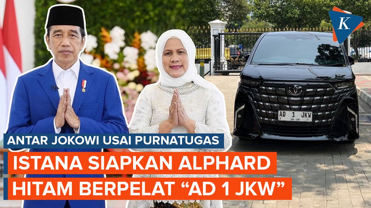 Penampakan Alphard Hitam "AD 1 JKW" untuk Antar Jokowi Usai Purnatugas < #Jokowi #JernihkanHarapan