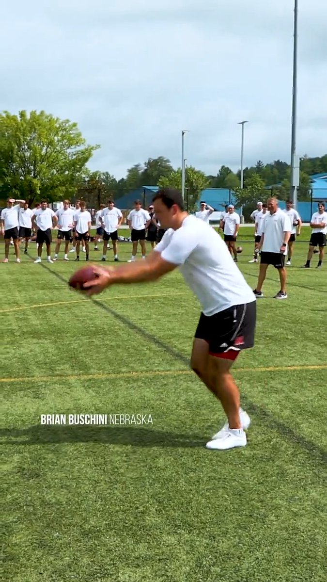The #Huskers just gave their punter a ☠️ Blackshirt. No surprise here. 💪 #KohlsElite // Nebraska Football