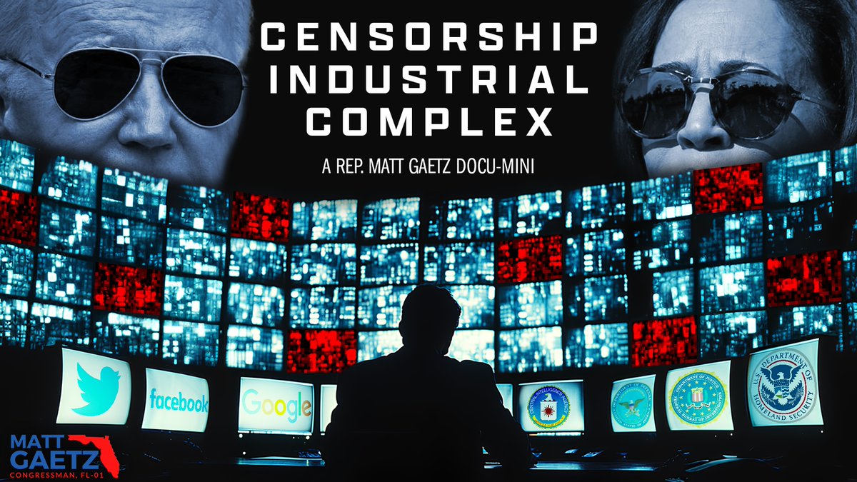 Americans are facing an unprecedented attack on their free speech. Big Tech is colluding with the Biden-Harris regime in an effort to control the very nature of truth itself. Watch our exclusive documentary on the vast web of authoritarianism that is the Censorship Industrial Complex.