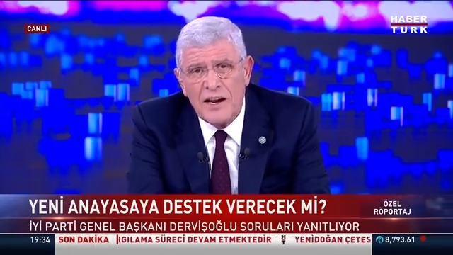 Çözüm süreci tartışması için ne diyor? Yeni anayasaya destek verecek mi? İYİ Parti Genel Başkanı Müsavat Dervişoğlu #ÖzelRöportaj'da anlattı.