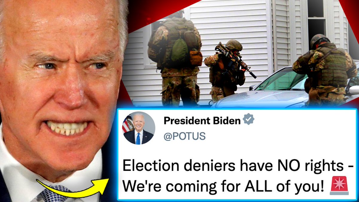 Biden Authorizes Military To Use Lethal Force Against US 'Election Deniers' on American Soil In a desperate effort to cling to power, the Democrats are quietly advancing a series of last-minute bills, agreements, and executive orders aimed at destabilizing the nation from within, inciting mass violence on the streets, granting the military the authority to use lethal force against Americans on domestic soil, and obstructing Donald Trump’s rightful return to the White House. The Democrats have instructed the mainstream media to keep these changes under wraps, which is why this news needs to be spread far and wide.