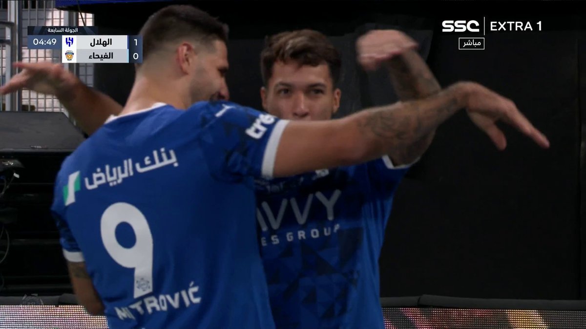 بثلاثية رائعة، يحتفل كما يجب بيوم تأسيسه 👌🏻 #الهلال 💙