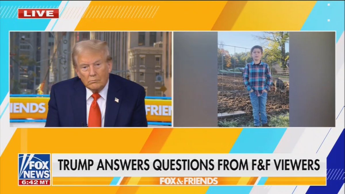 Child: What’s your favorite farm animal? Trump: If we go with Kamala, you won't have any cows anymore. You will not have any cows anymore (???)